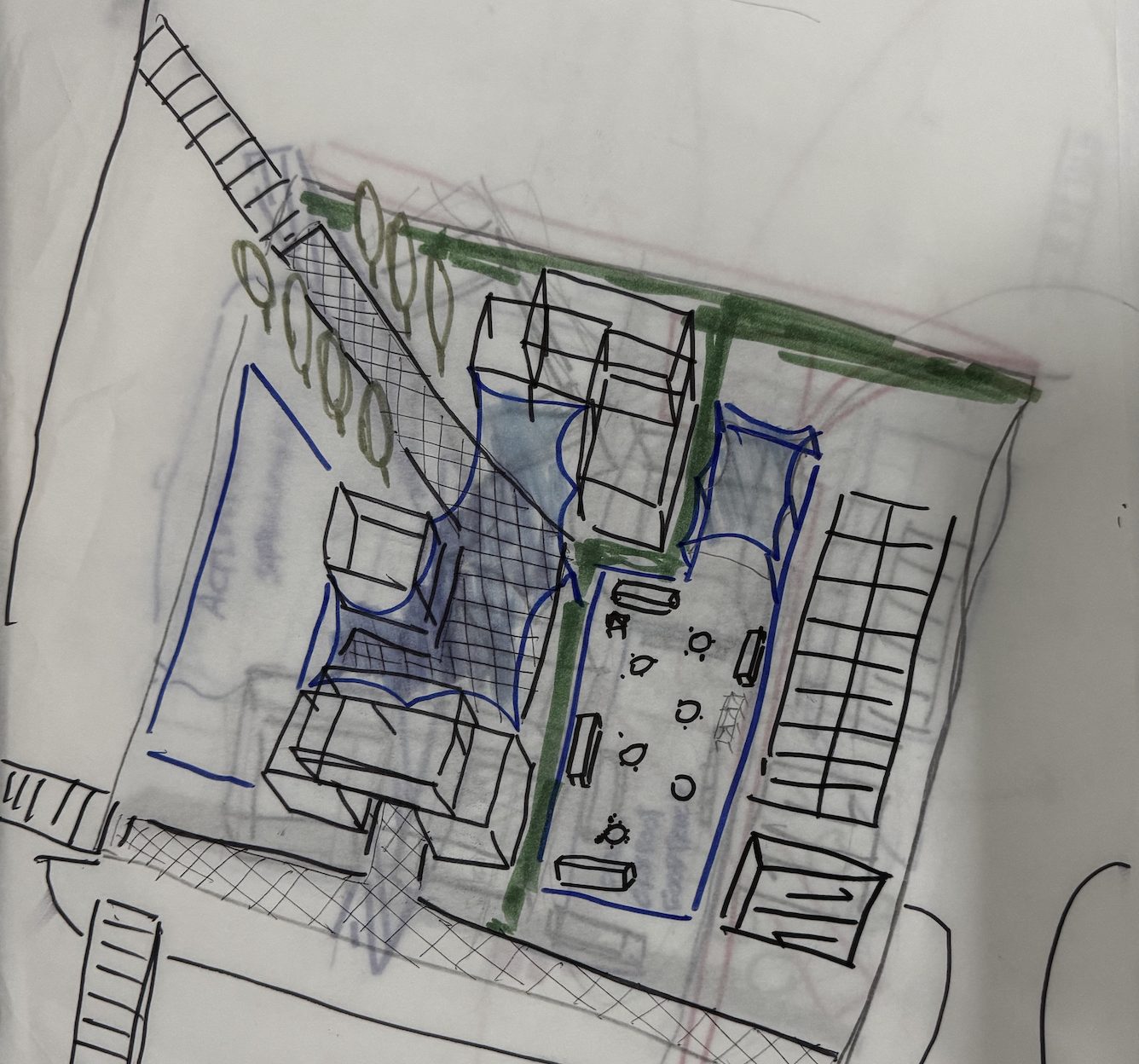 Sketch 6 — Aerial perspective study