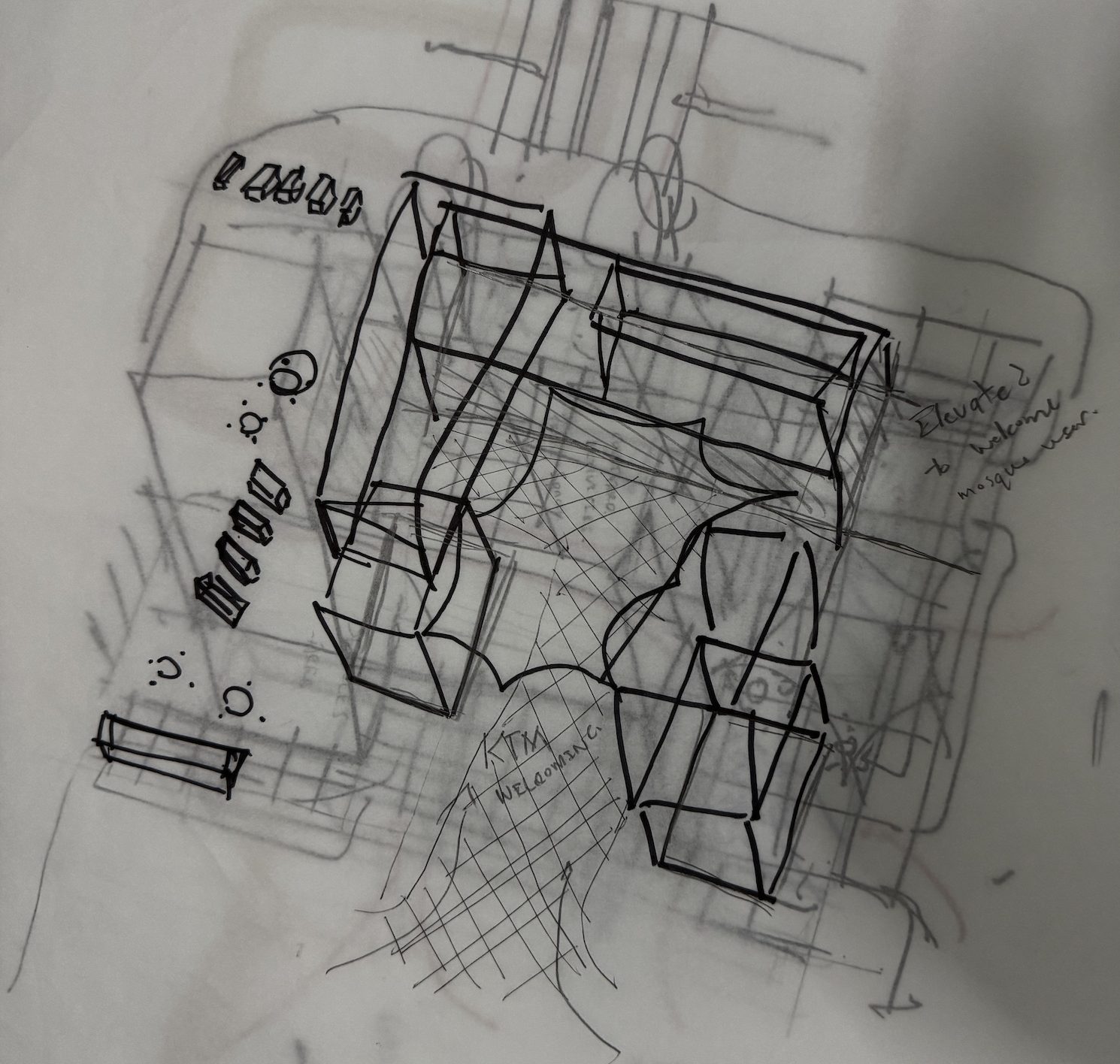 Sketch 7 — 3D massing study
