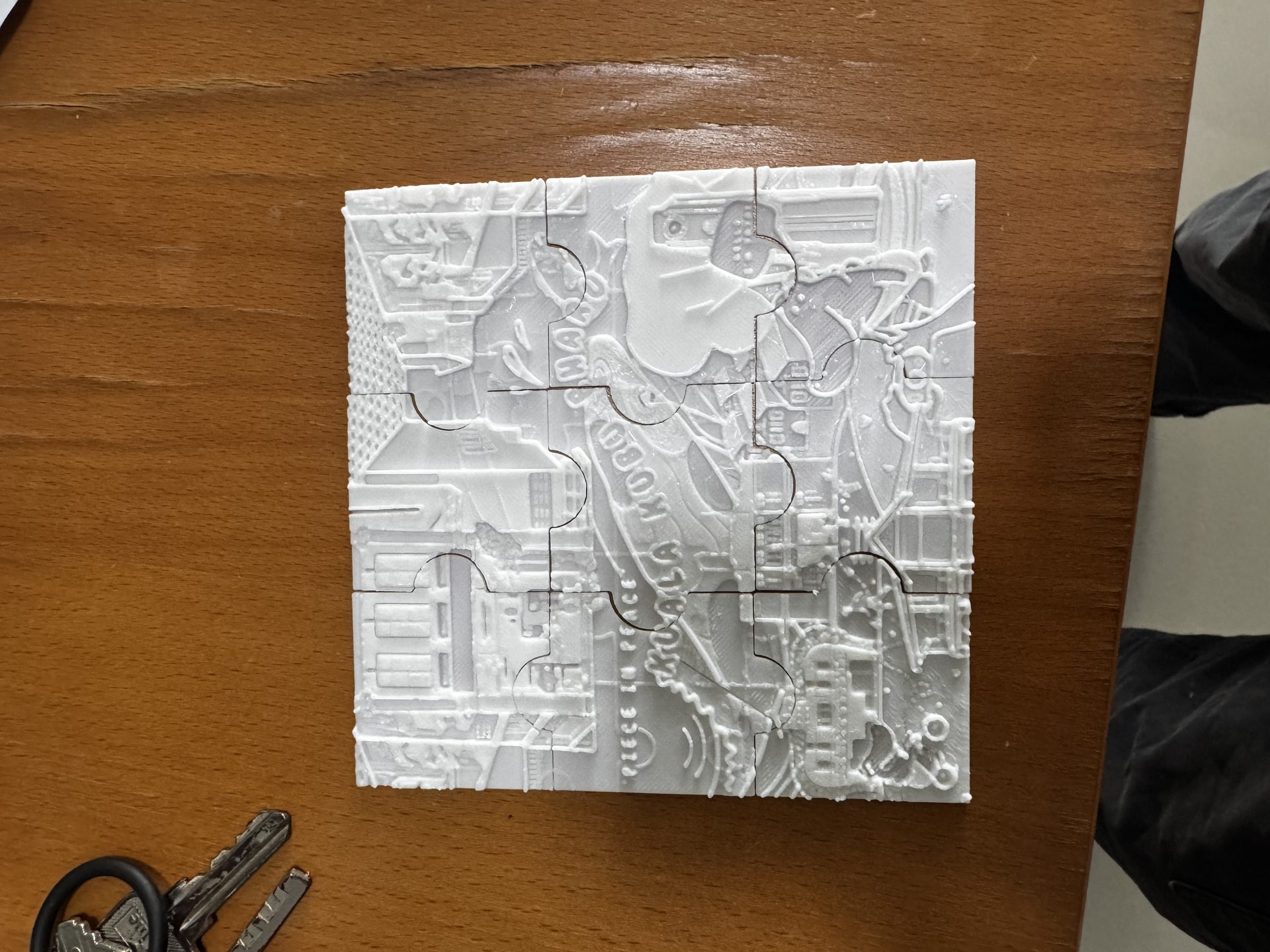 Puzzle fully assembled